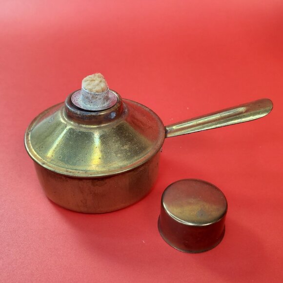 Rare 1920s Verona 30 F All-Brass Steam Inhaler (Italy) Antique Collector Item - Picture 14 of 17